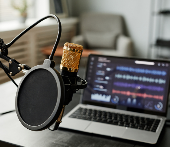 Micrófono de grabación de voces